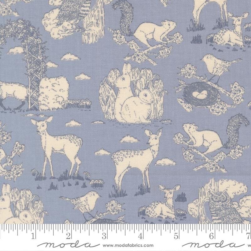 Default Garden Toile in Dusk - My Secret Garden