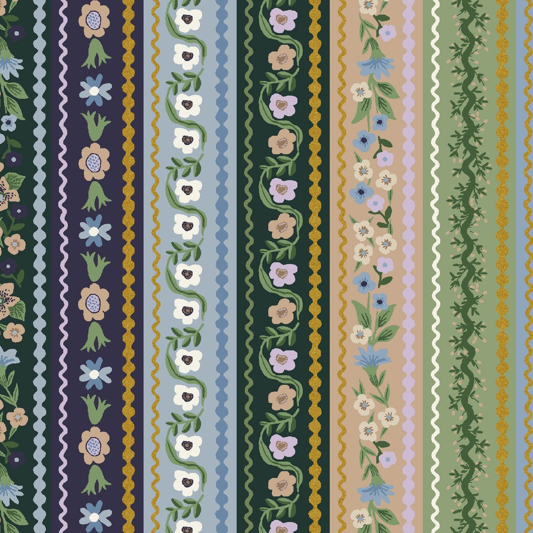 Default Gemma in Cool CANVAS METALLIC - Gracie - Rifle Paper Co