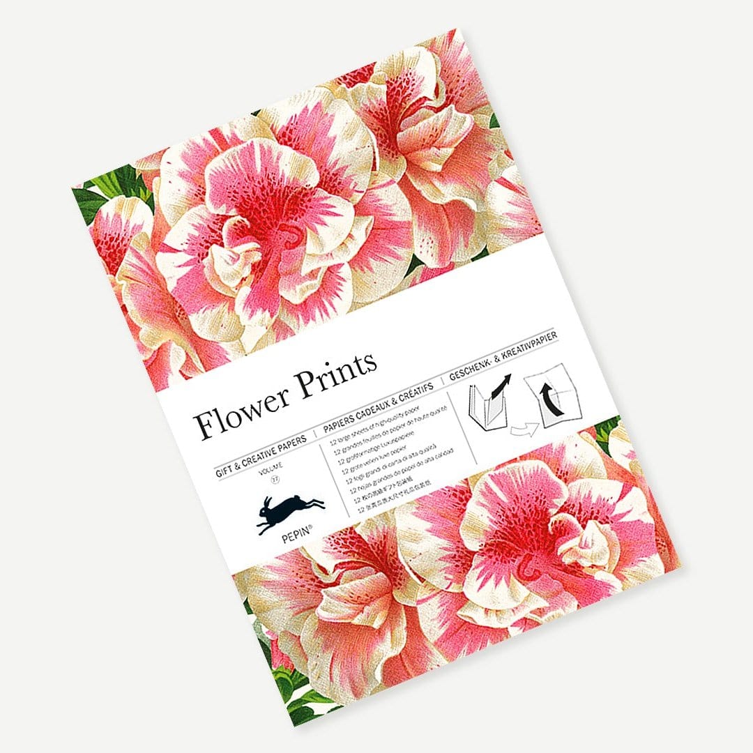 Default Gift & Creative Paper Book from The Pepin Press in Flower Prints