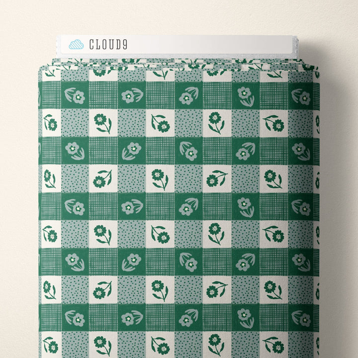 Default Gingham in Blue/Green - Happy Homestead