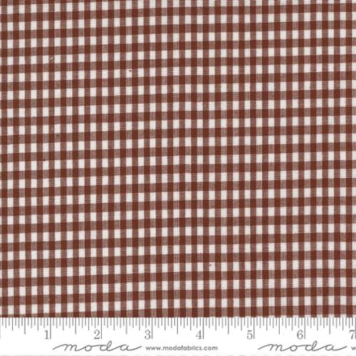 Gingham in Rust - Vista Wovens - Pieces to Treasure