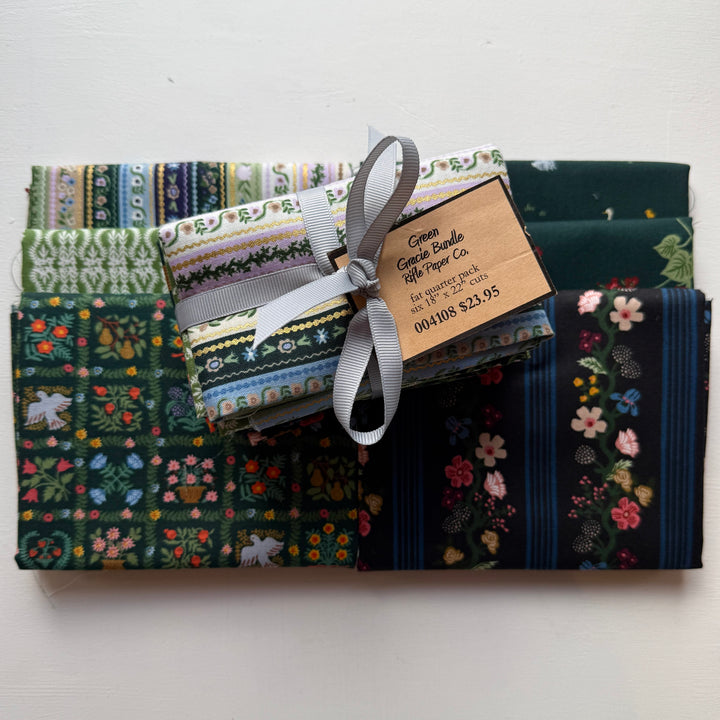 Default Green Gracie Bundle - 6 FQ - Rifle Paper Co.
