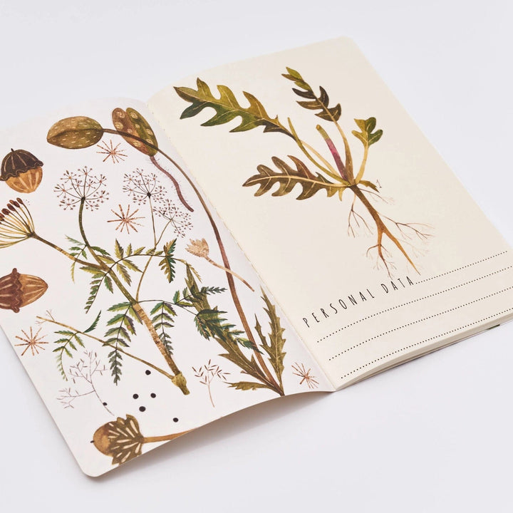 Default Greens & Flowers Notebook by Bruno Visconti