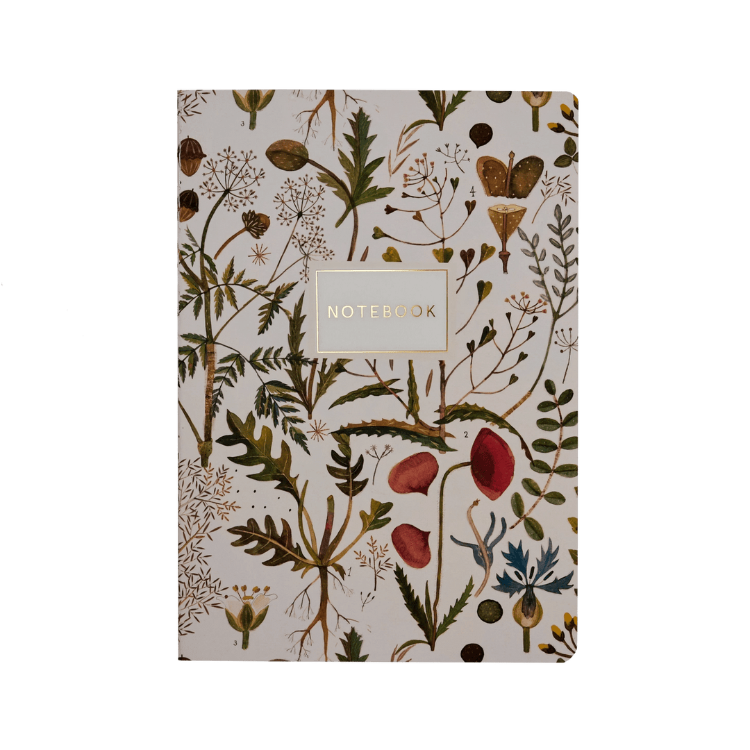 Default Greens & Flowers Notebook by Bruno Visconti