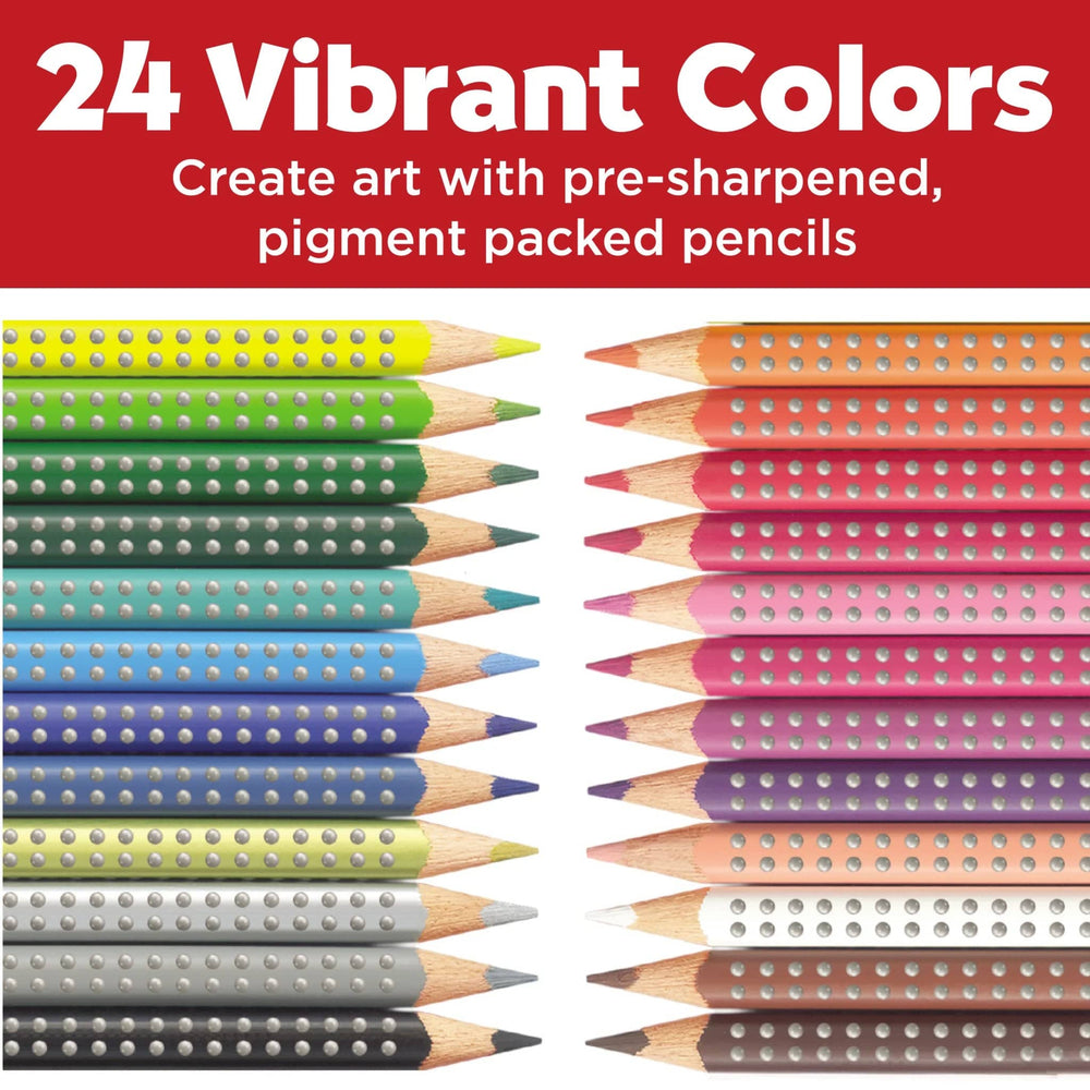 Default GRIP Colored EcoPencils - 24 Pack - Faber-Castell