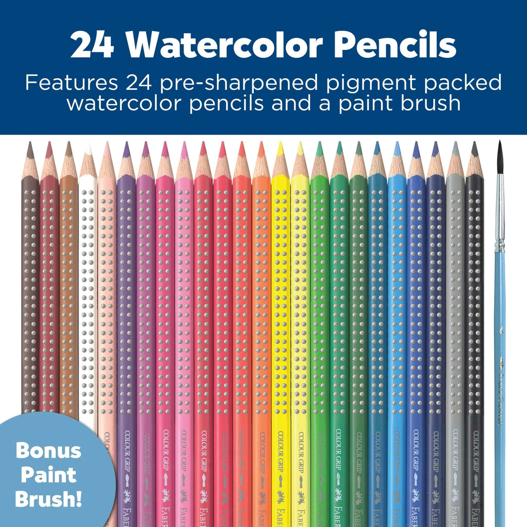 Default GRIP Watercolor Pencils - 24 Pack - Faber-Castell