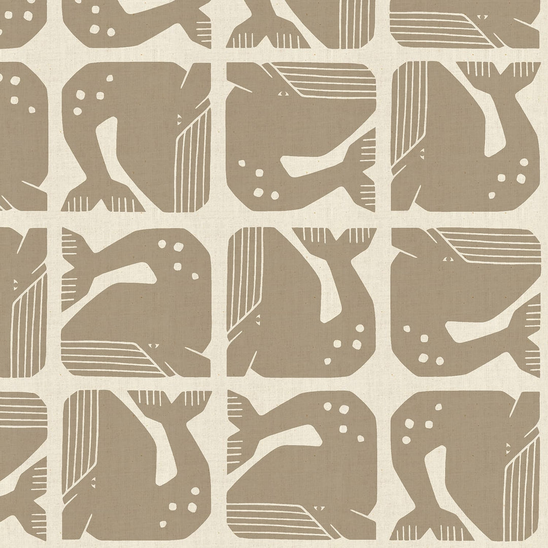 Default Grumpy Whale in Gray Unbleached - By the Seaside II - Loes Van Oosten