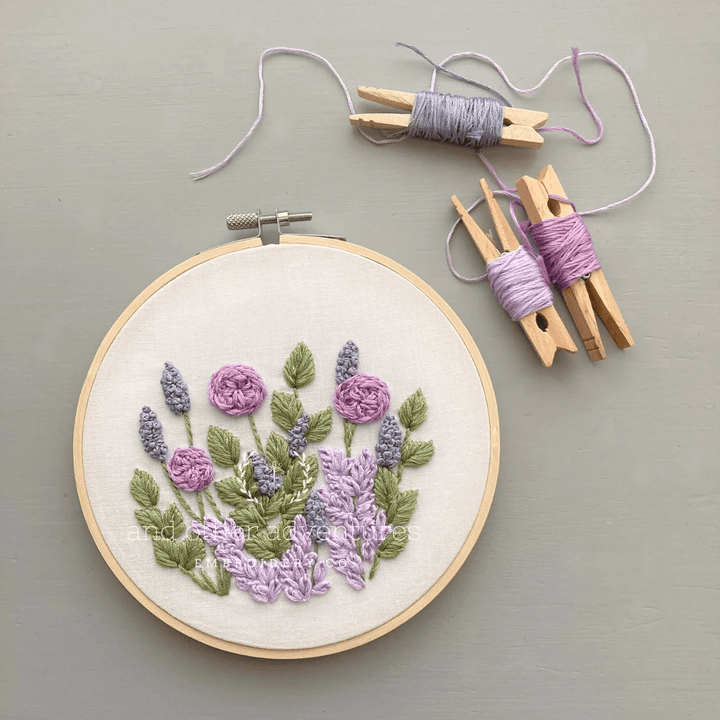 Hawthorne in Lilac Embroidery Kit - And Other Adventures