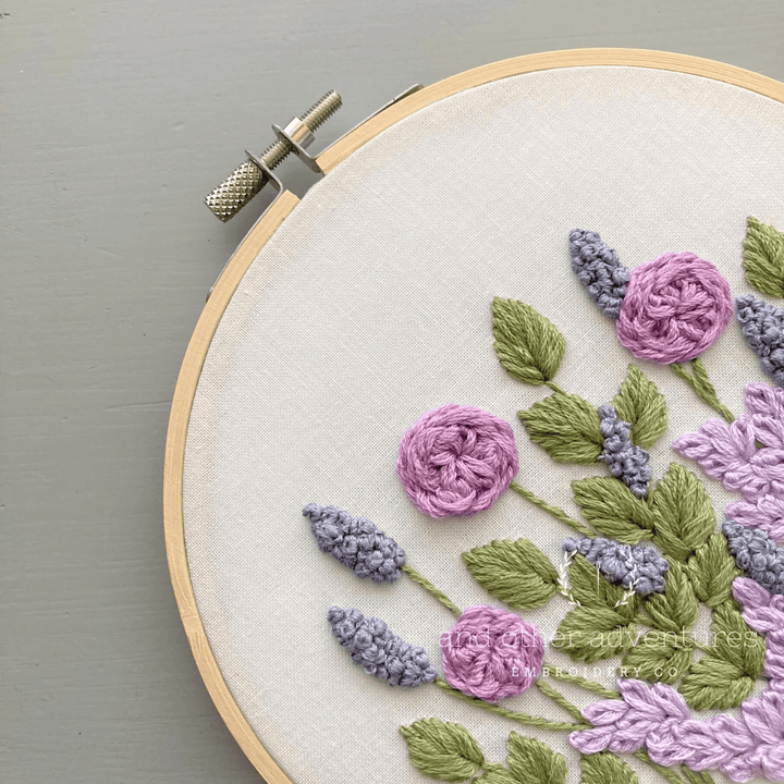 Hawthorne in Lilac Embroidery Kit - And Other Adventures