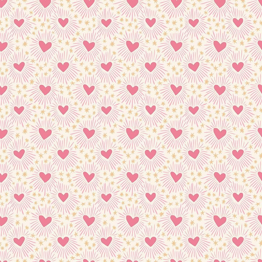 Default Heart Beat in Cream - Pink Pony Club