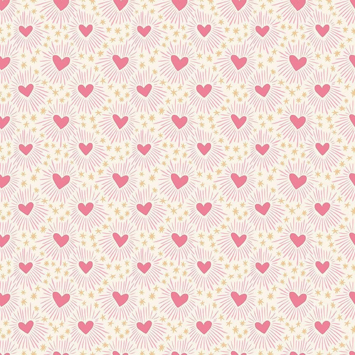 Default Heart Beat in Cream - Pink Pony Club
