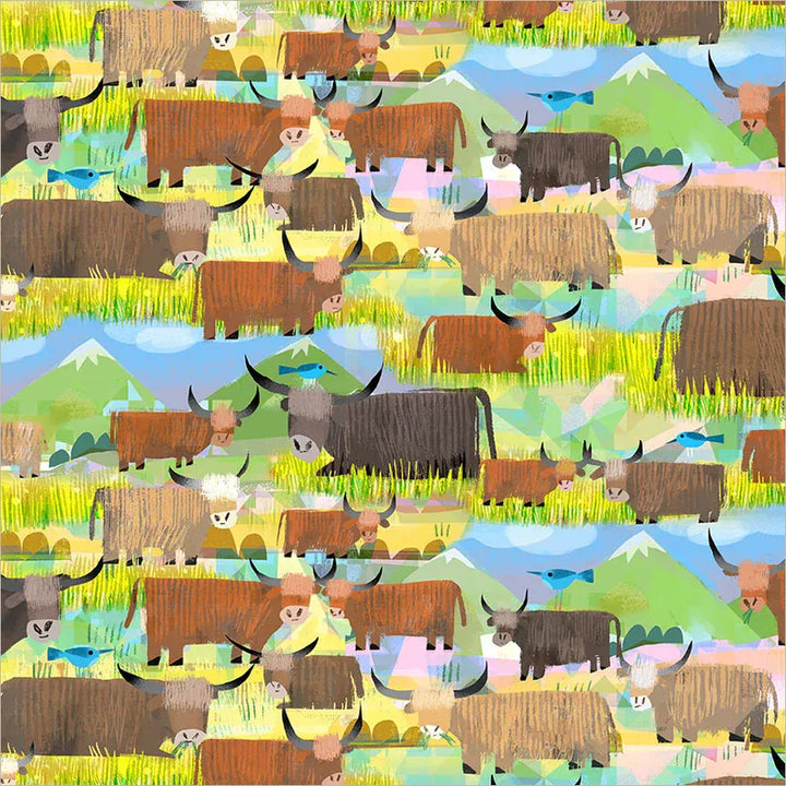 Default Highland Cows in Grasslands - Animal Kingdom
