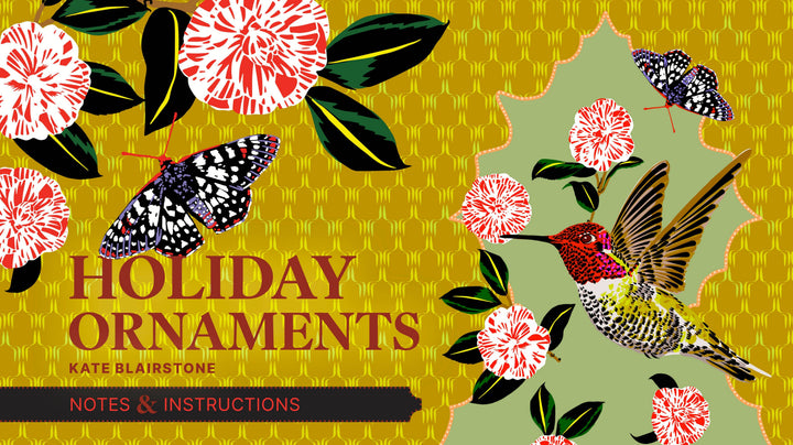 Holiday Paper Ornament Kit from Kate Blairstone