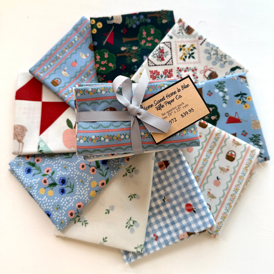 Default Home Sweet Home FQ Bundle in Blue - 9 FQ - Rifle Paper Co.