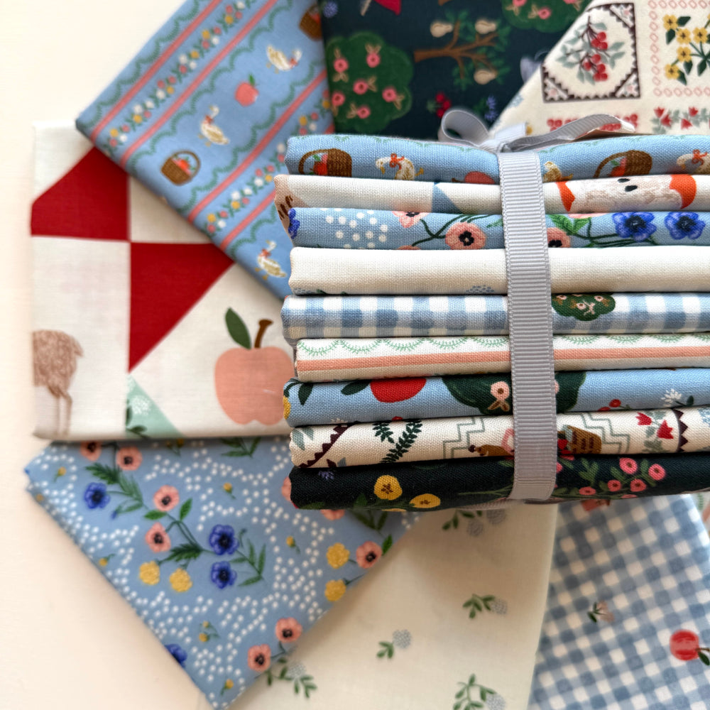 Default Home Sweet Home FQ Bundle in Blue - 9 FQ - Rifle Paper Co.