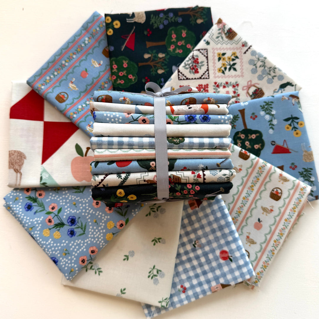 Default Home Sweet Home FQ Bundle in Blue - 9 FQ - Rifle Paper Co.