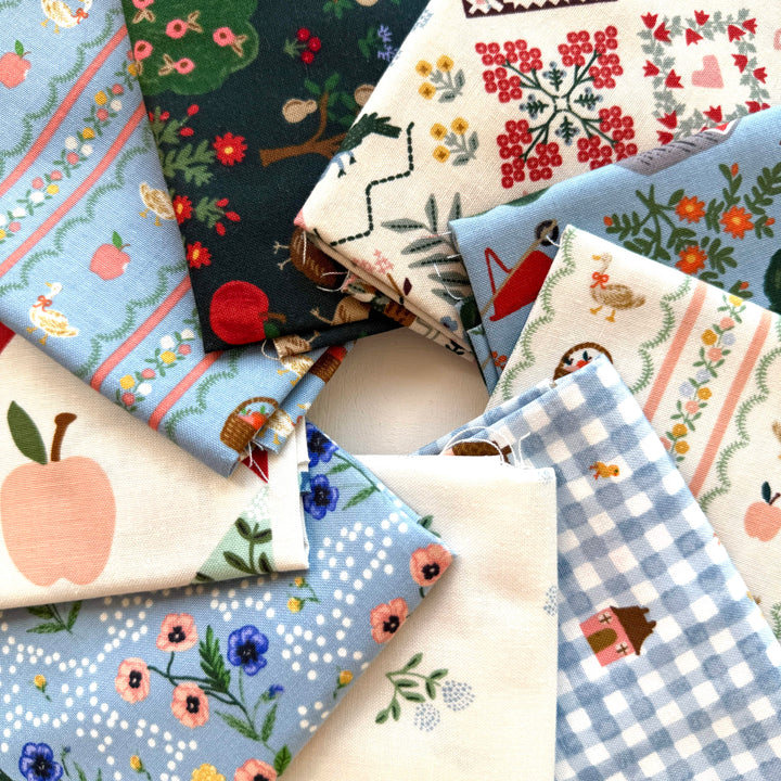 Default Home Sweet Home FQ Bundle in Blue - 9 FQ - Rifle Paper Co.