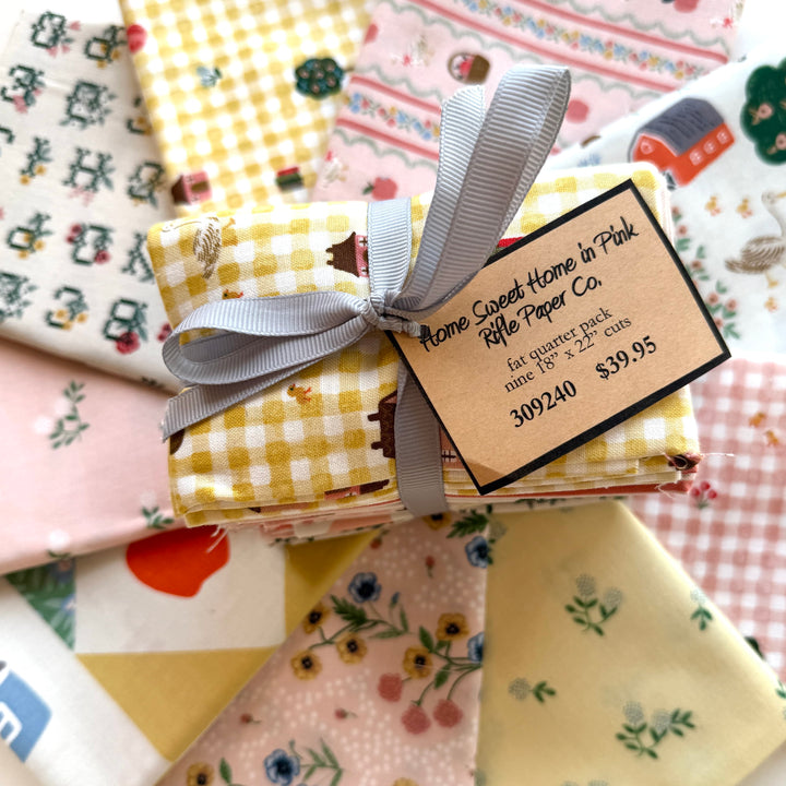 Default Home Sweet Home FQ Bundle in Pink - 9 FQ - Rifle Paper Co.
