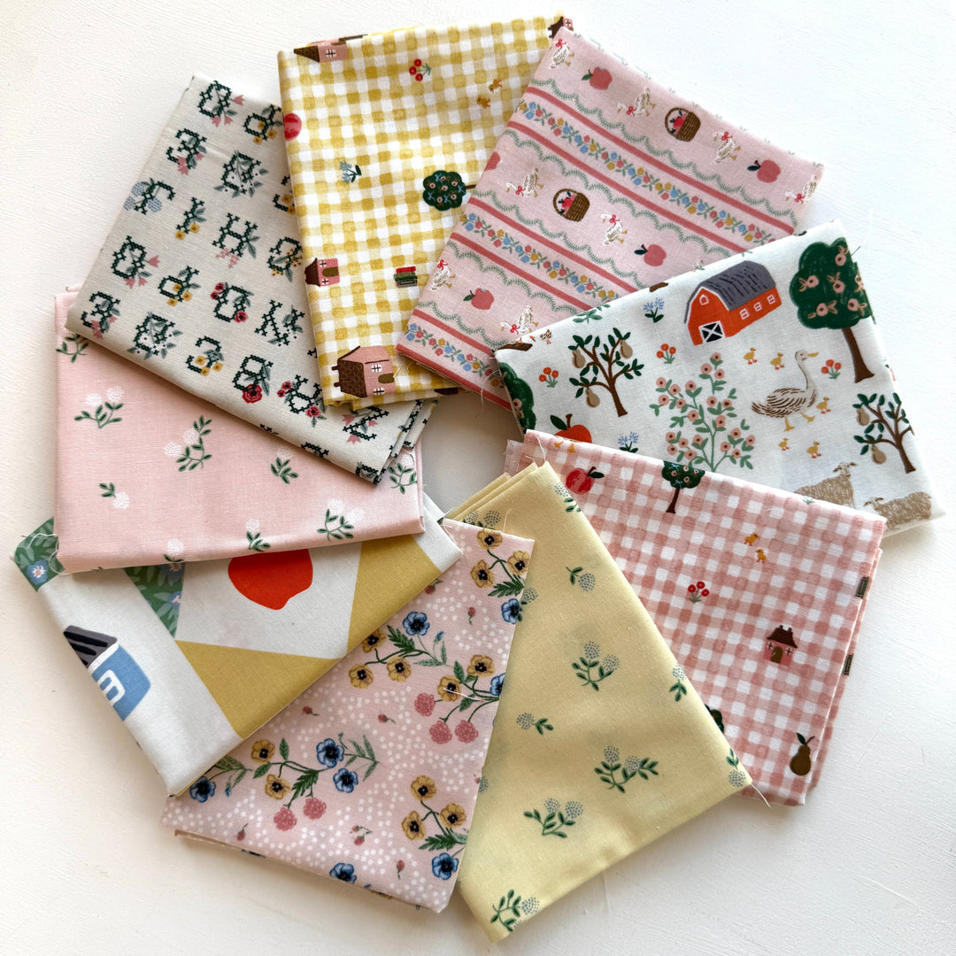 Default Home Sweet Home FQ Bundle in Pink - 9 FQ - Rifle Paper Co.