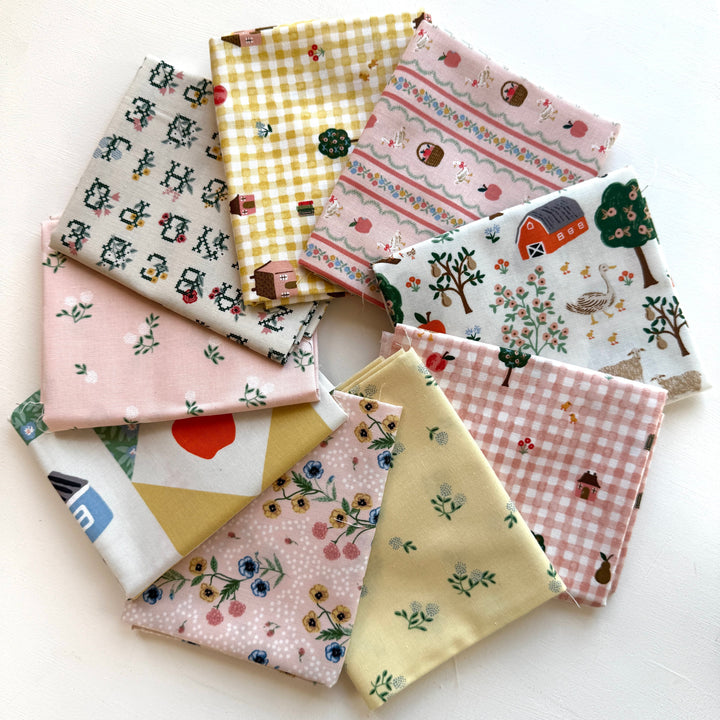 Default Home Sweet Home FQ Bundle in Pink - 9 FQ - Rifle Paper Co.