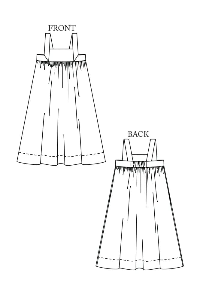 Default Honey Dress 6 - 18 - Merchant & Mills Clothing Pattern