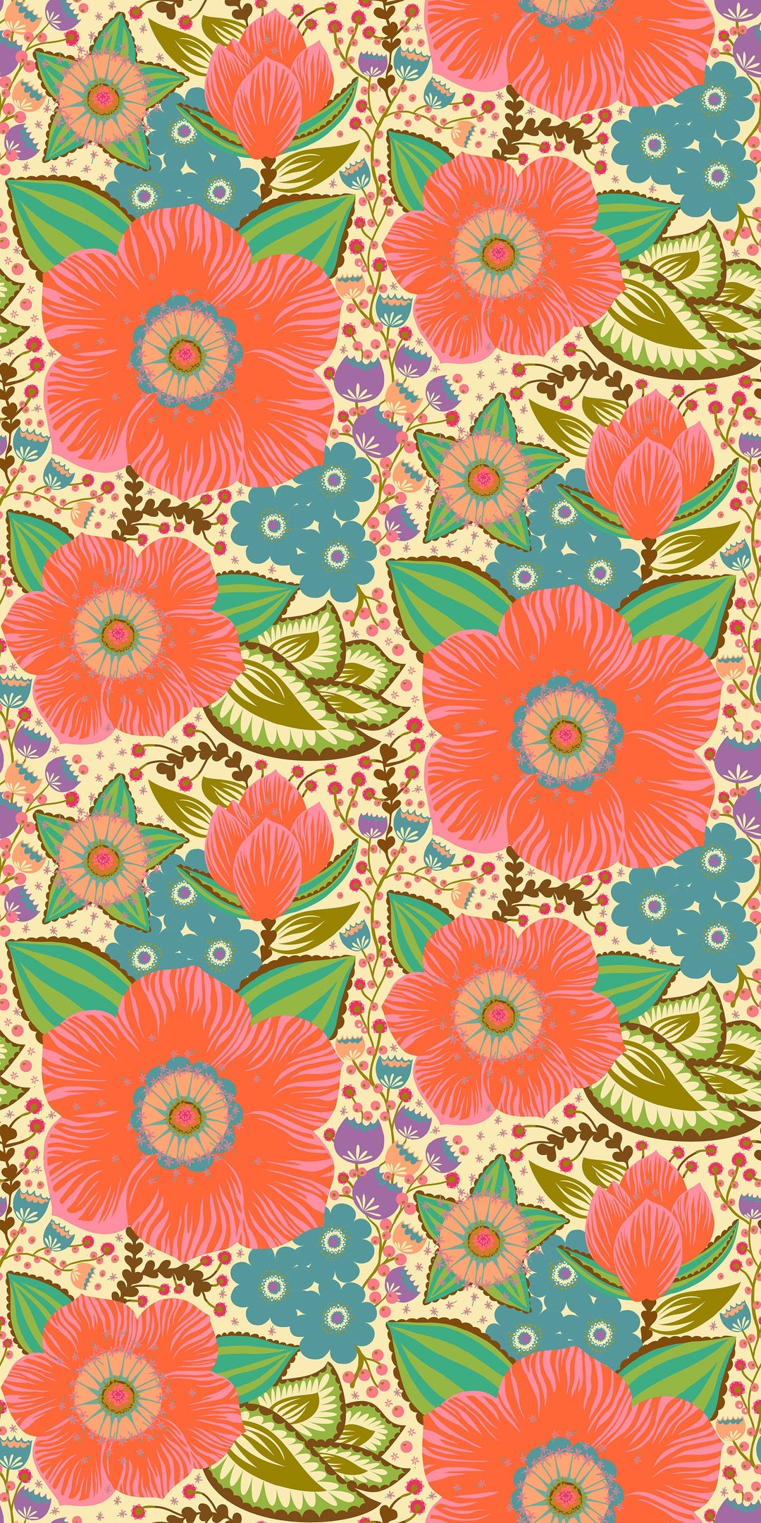 Default Honorable in Coral - Overdressed - Anna Maria Textiles