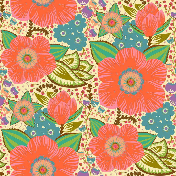 Default Honorable in Coral - Overdressed - Anna Maria Textiles