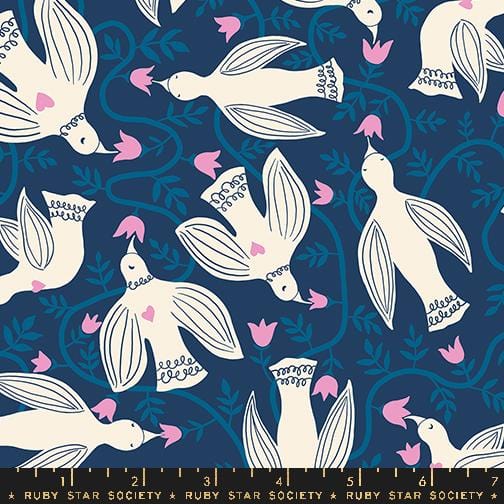 Default Hummingbirds in Bluebell - Endpaper - RSS