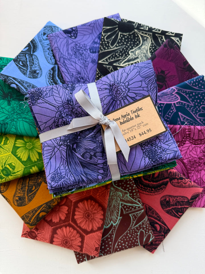 Default Indelible Ink Bundle - Anna Maria Textiles - 12 FQs