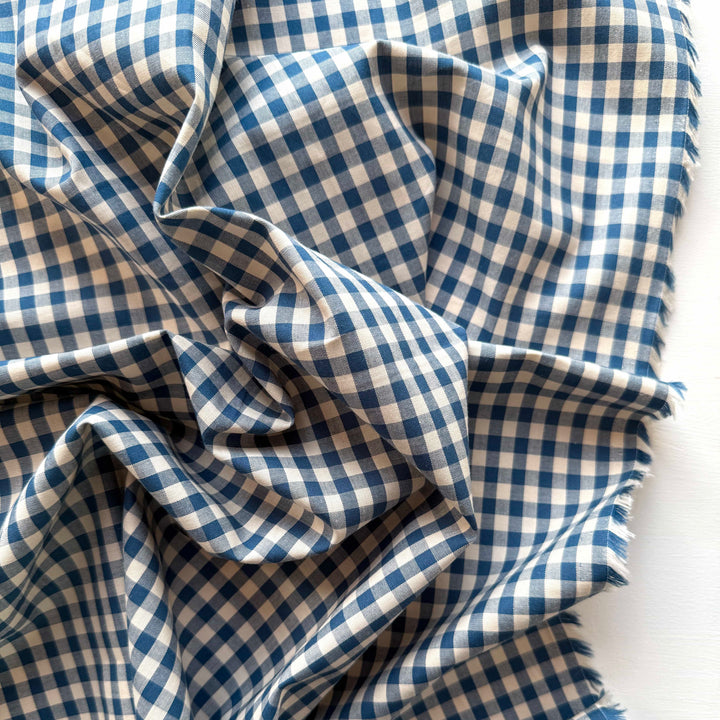 Default Indigo - Classic Gingham Lawn