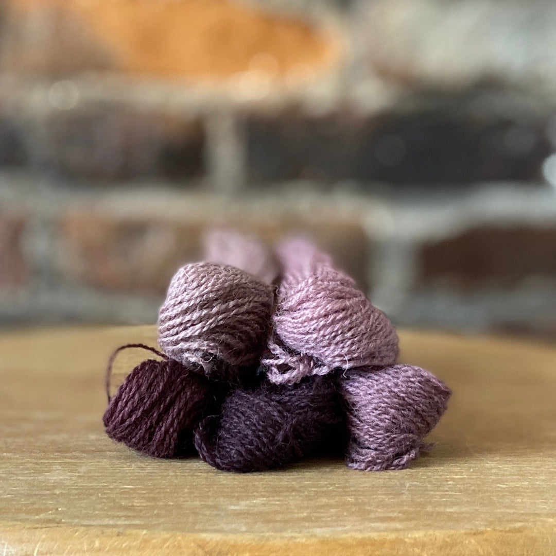 Individual Appleton Crewel Wool Skeins from the Dull Mauve Colorway