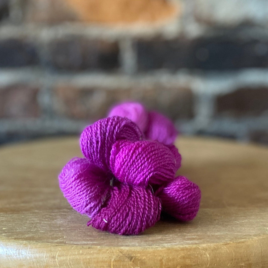 Individual Appletons Crewel Wool Skeins from the Fuchsia Colorway