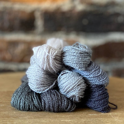 Individual Appletons Crewel Wool Skeins from the Iron Grey Colorway