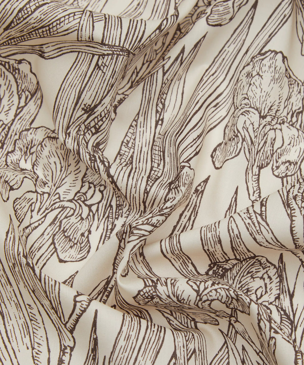 Default Infinite Iris in Black and White - Liberty Tana Lawn Yardage
