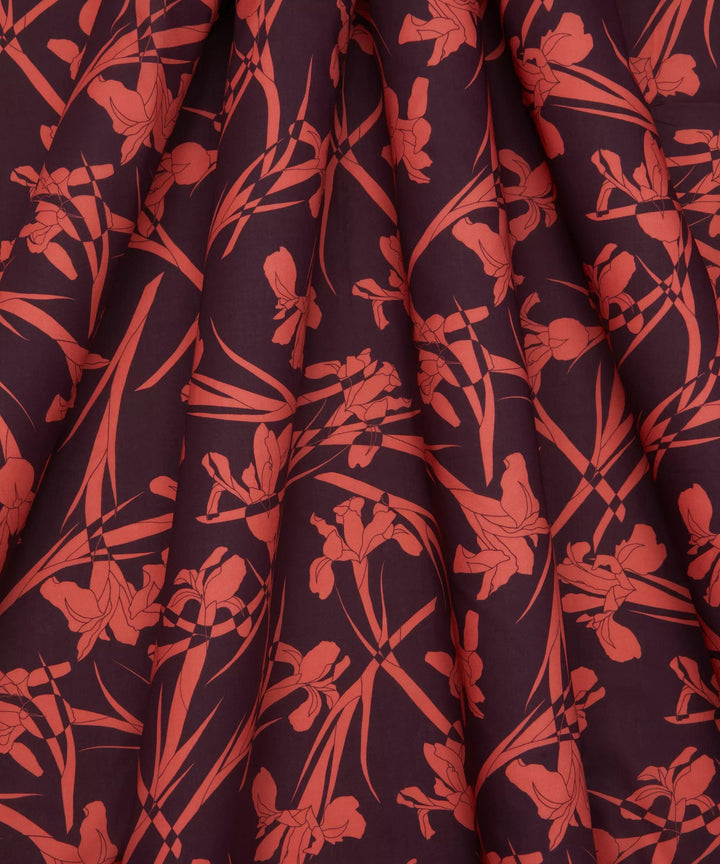 Default Iris Scatter in Red - Liberty Tana Lawn Yardage