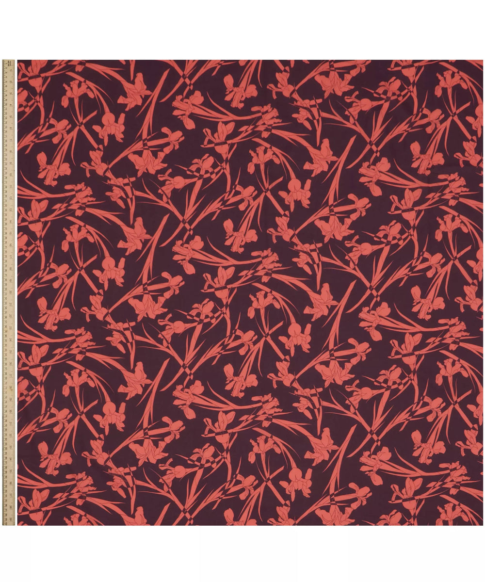 Default Iris Scatter in Red - Project Cut - Liberty Tana Lawn