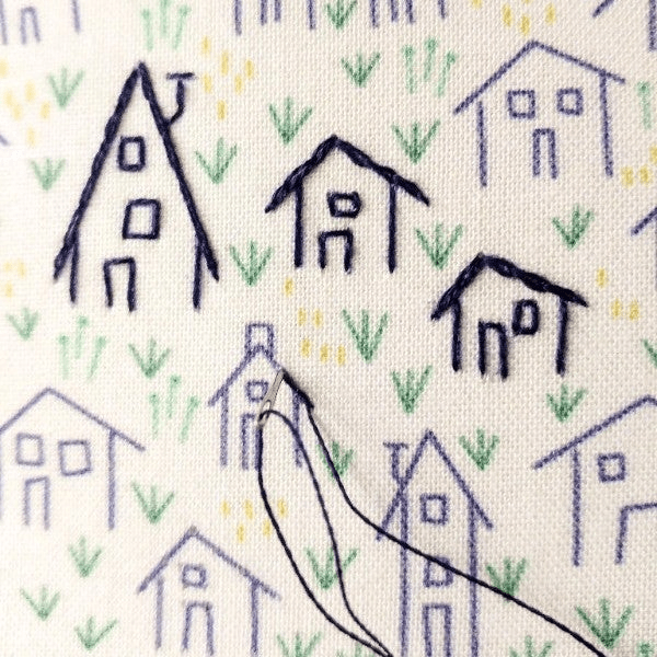 It Takes A Village Embroidery Kit - Cozyblue Handmade
