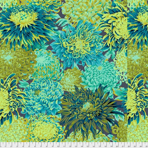 Default Japanese Chrysanthemum in Forest - Kaffe Fassett