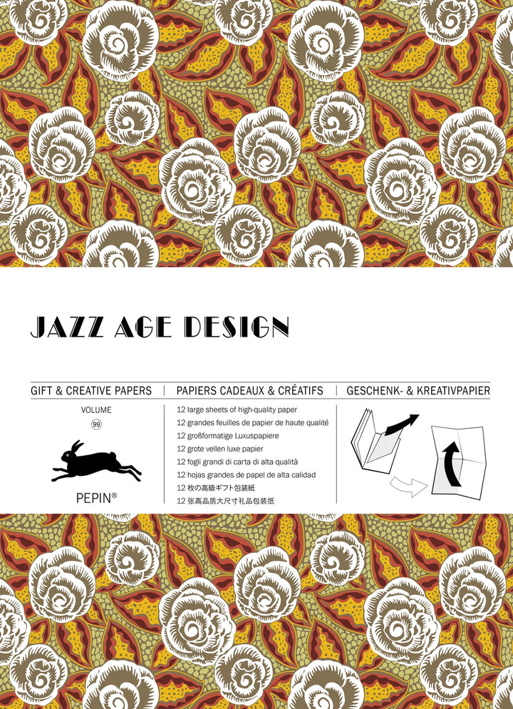 Default Jazz Age - Pepin Gift and Creative Papers 12 Sheets
