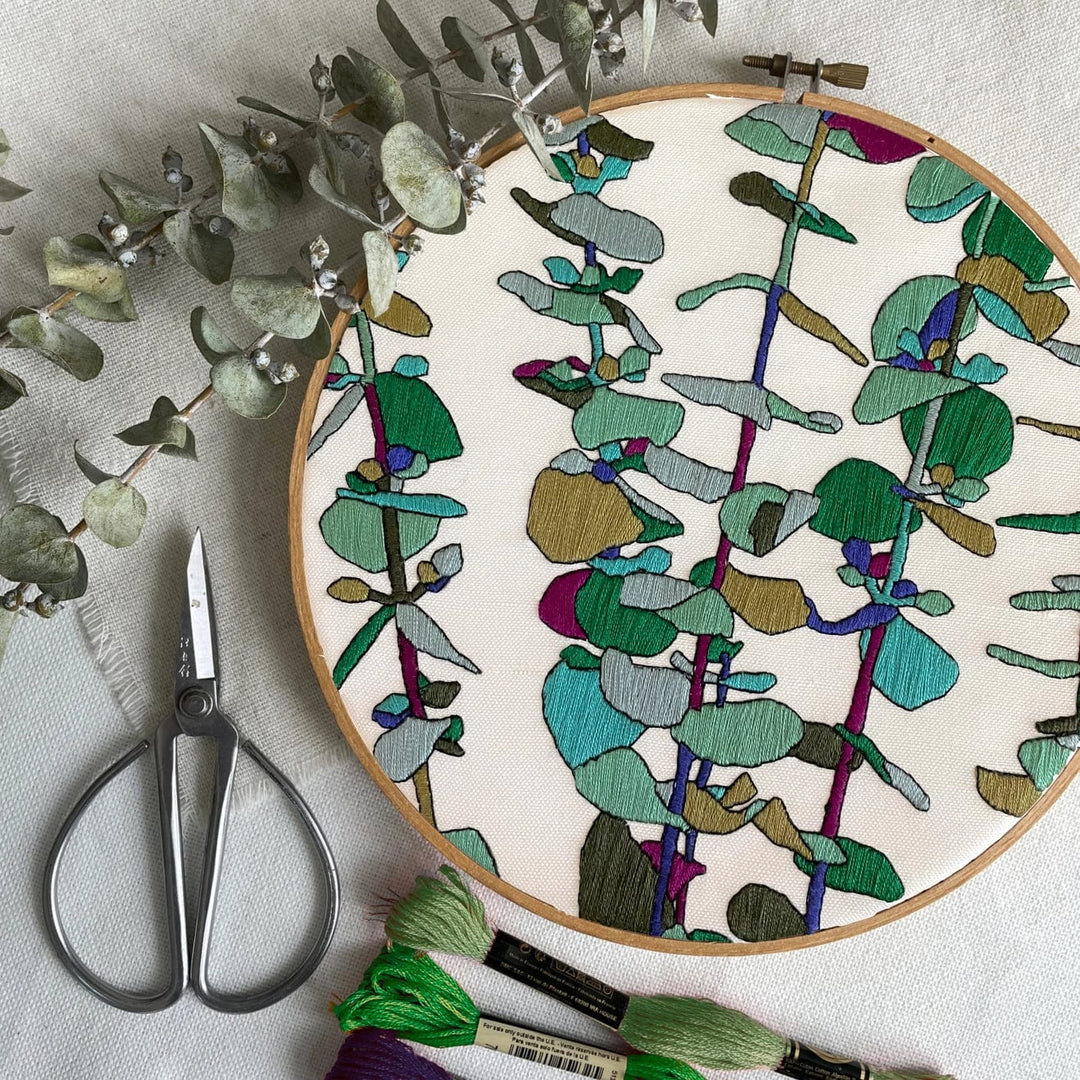 Default Kate Wyatt Embroidery Kit Eucalyptus