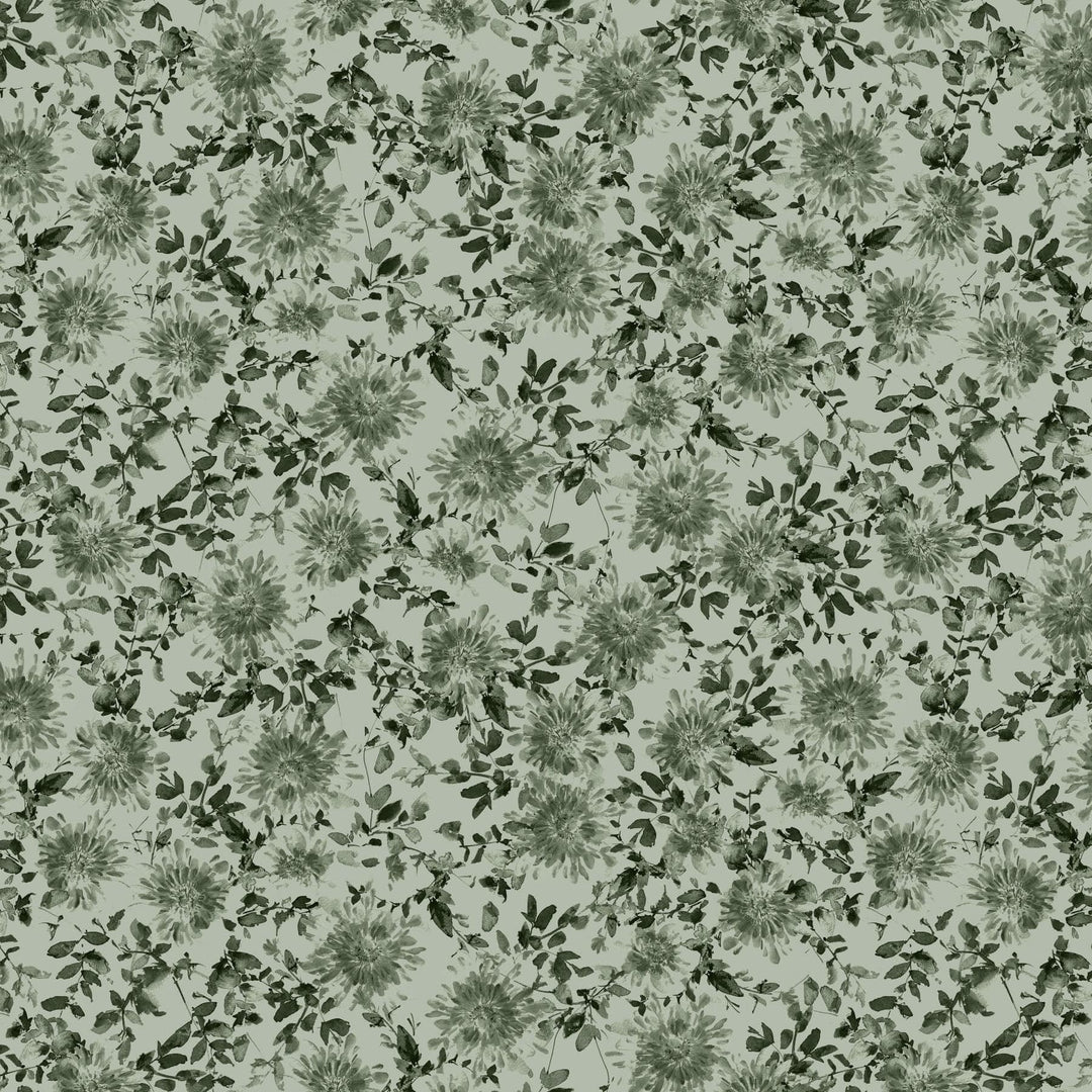 Default Large Floral in Green RAYON - Flourish - FIGO