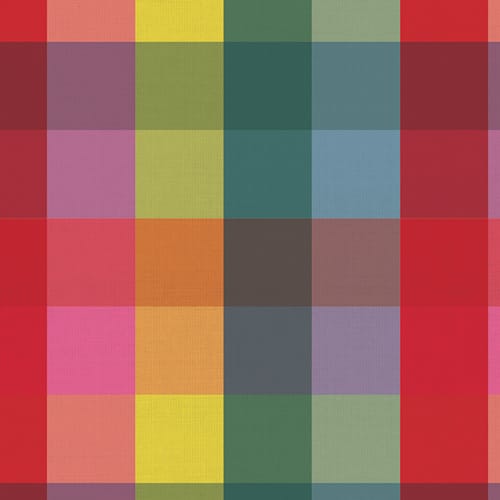 Default Large Plaid in Rainbow - Picnic Wovens - Art Gallery Fabrics