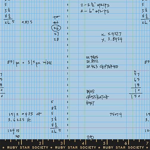 Default Ledger in Water Blue - Memento - Carolyn Friedlander
