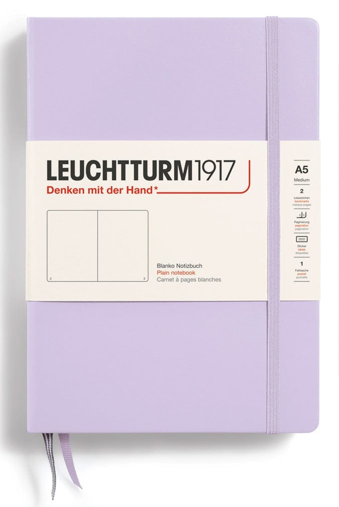 BLANK Leuchtturm A5 Hardcover Notebook in Lilac - Parent