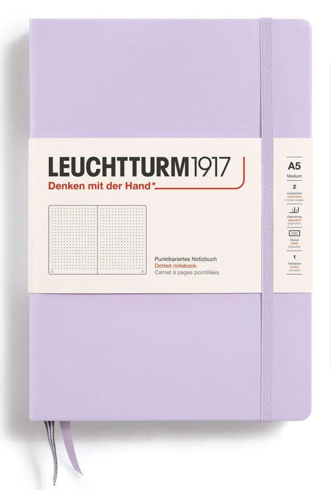 DOTTED Leuchtturm A5 Hardcover Notebook in Lilac - Parent
