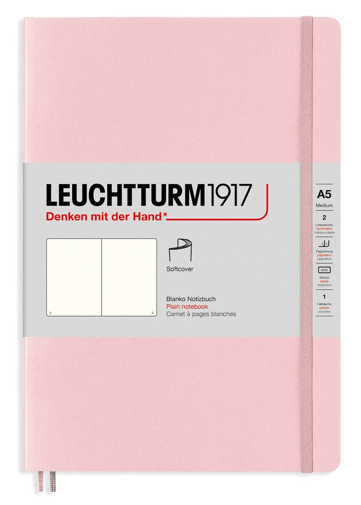 BLANK Leuchtturm A5 Hardcover Notebook in Powder - Parent