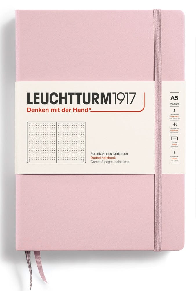 DOTTED Leuchtturm A5 Hardcover Notebook in Powder - Parent