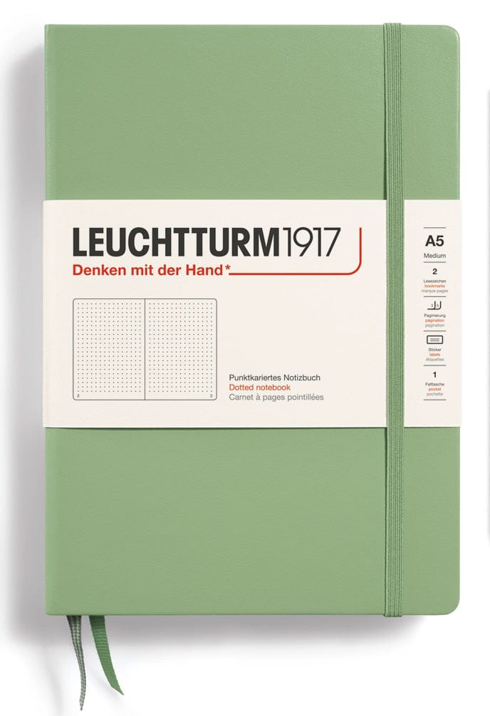 DOTTED Leuchtturm A5 Hardcover Notebook in Sage - Parent