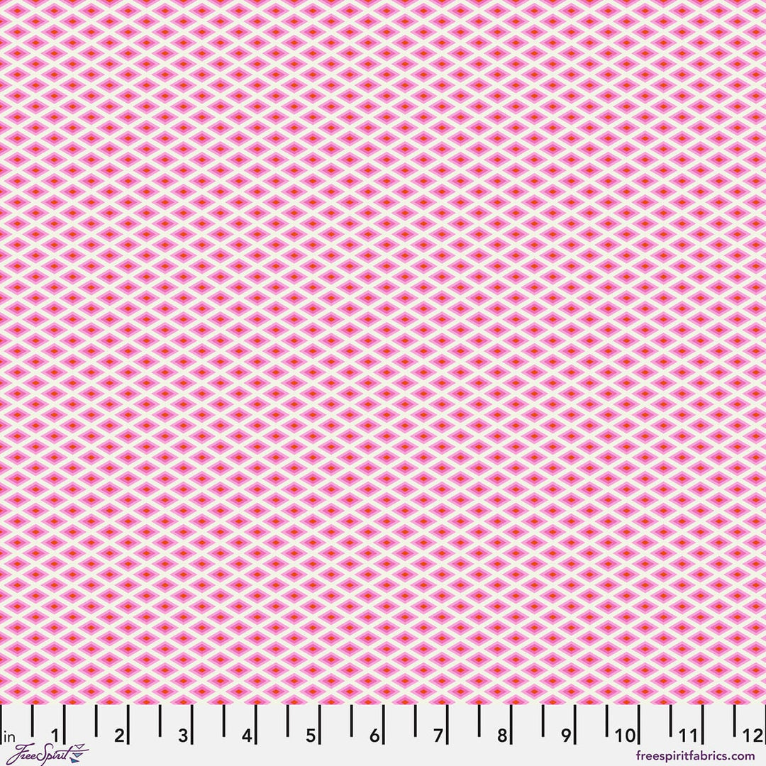 Default Lighthouse Windows in Delphine - Floral Reef - Tula Pink