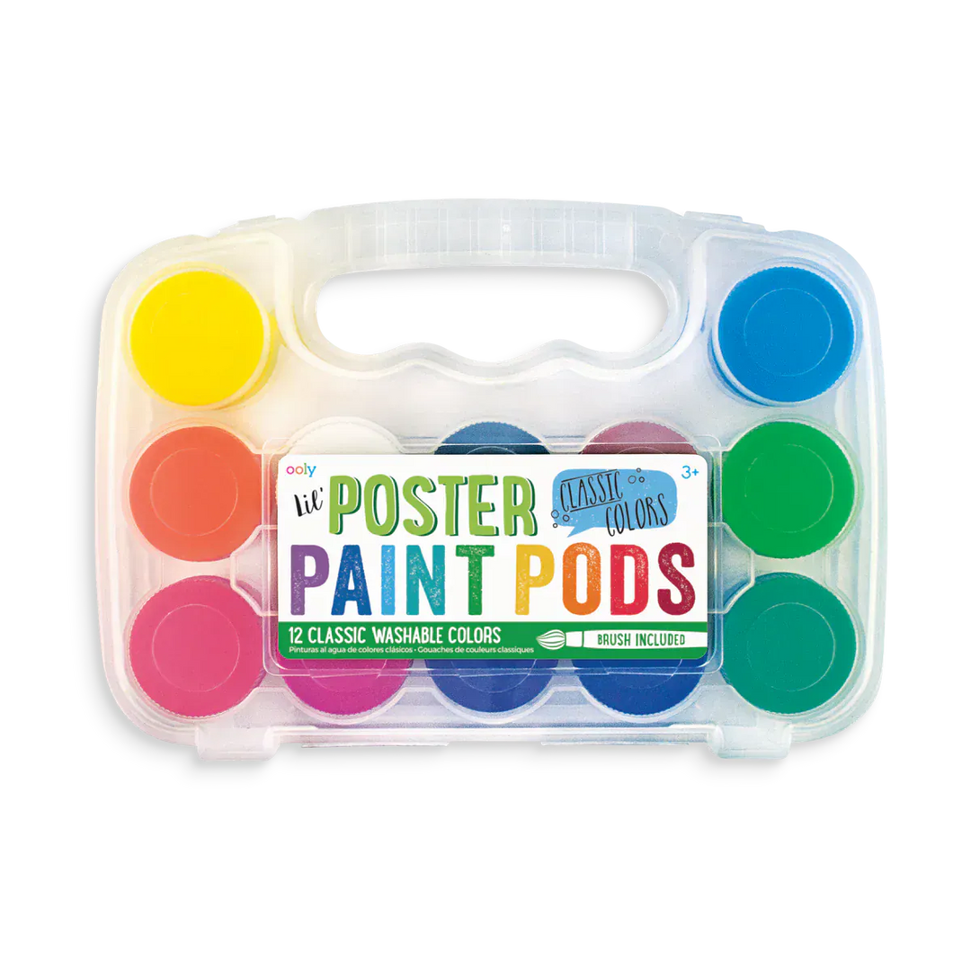 Default Lil' Paint Pods Poster Paints - Classic Colors (13 PC Set)